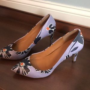 J. Crew Patterned pumps (approx. 3 1/2” height)